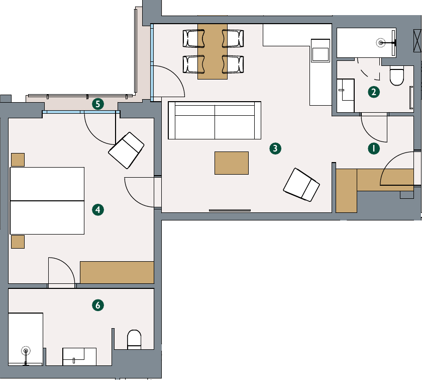 Rzut – Apartament 3.17