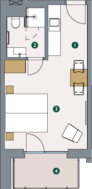 Rzut – Apartament 4.23
