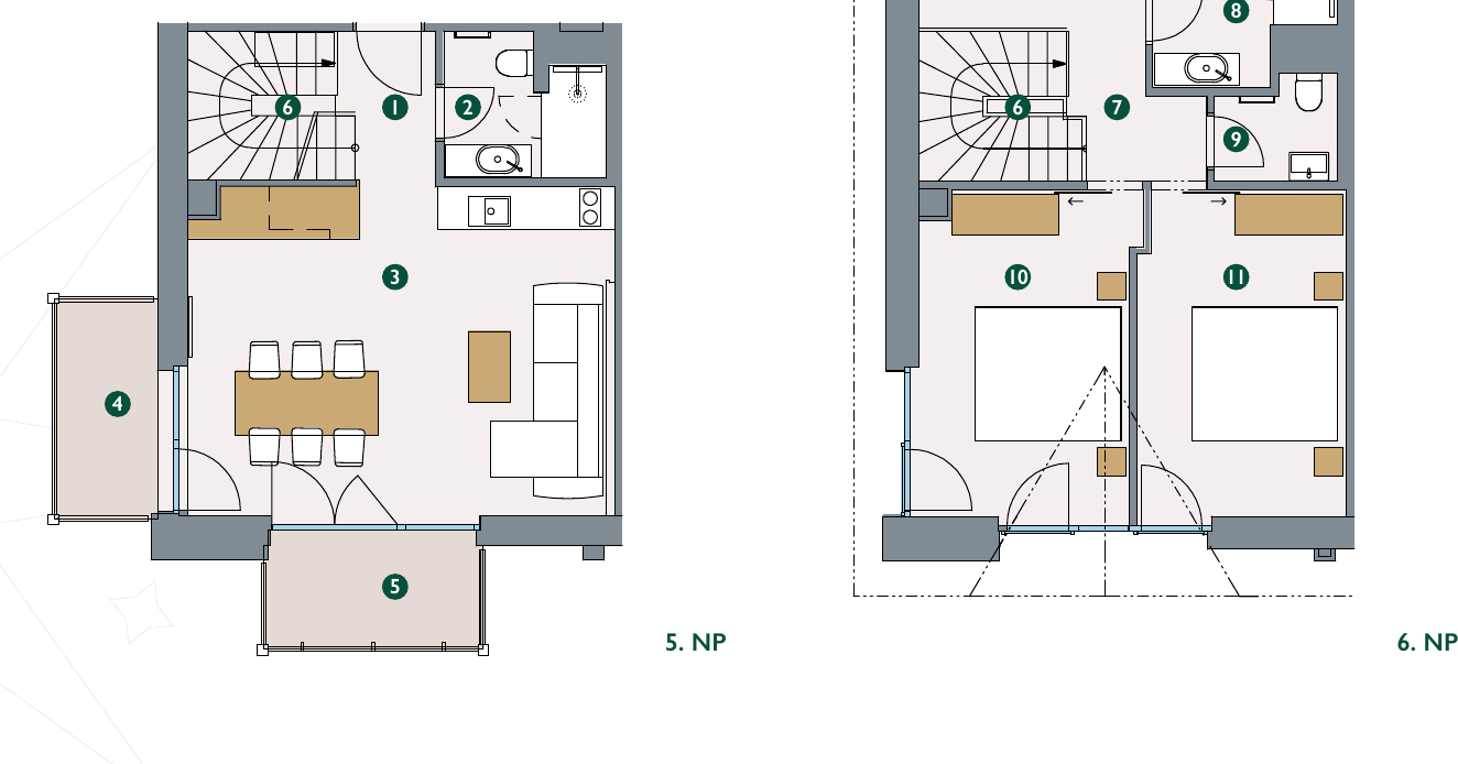 Rzut – Apartament 5.1