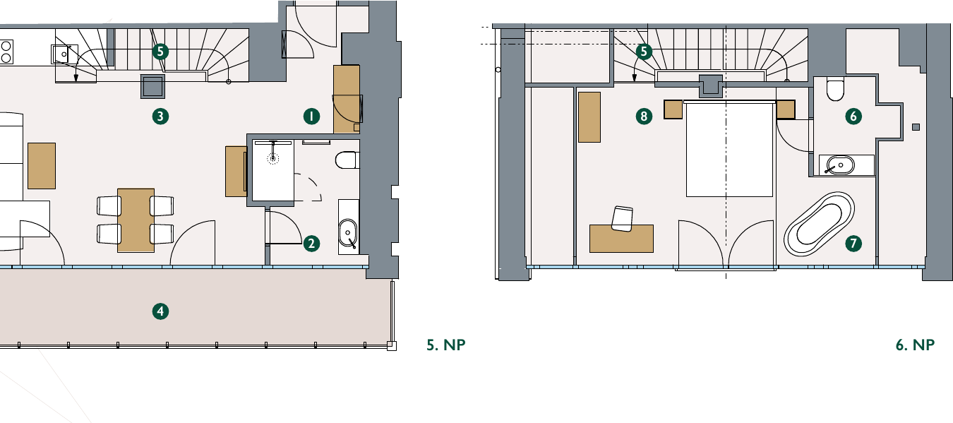 Pôdorys – Apartmán 5.11