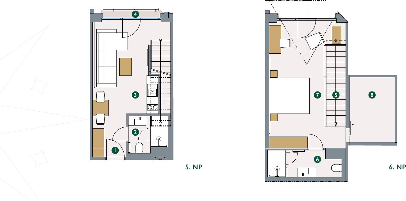 Pôdorys – Apartmán 5.12