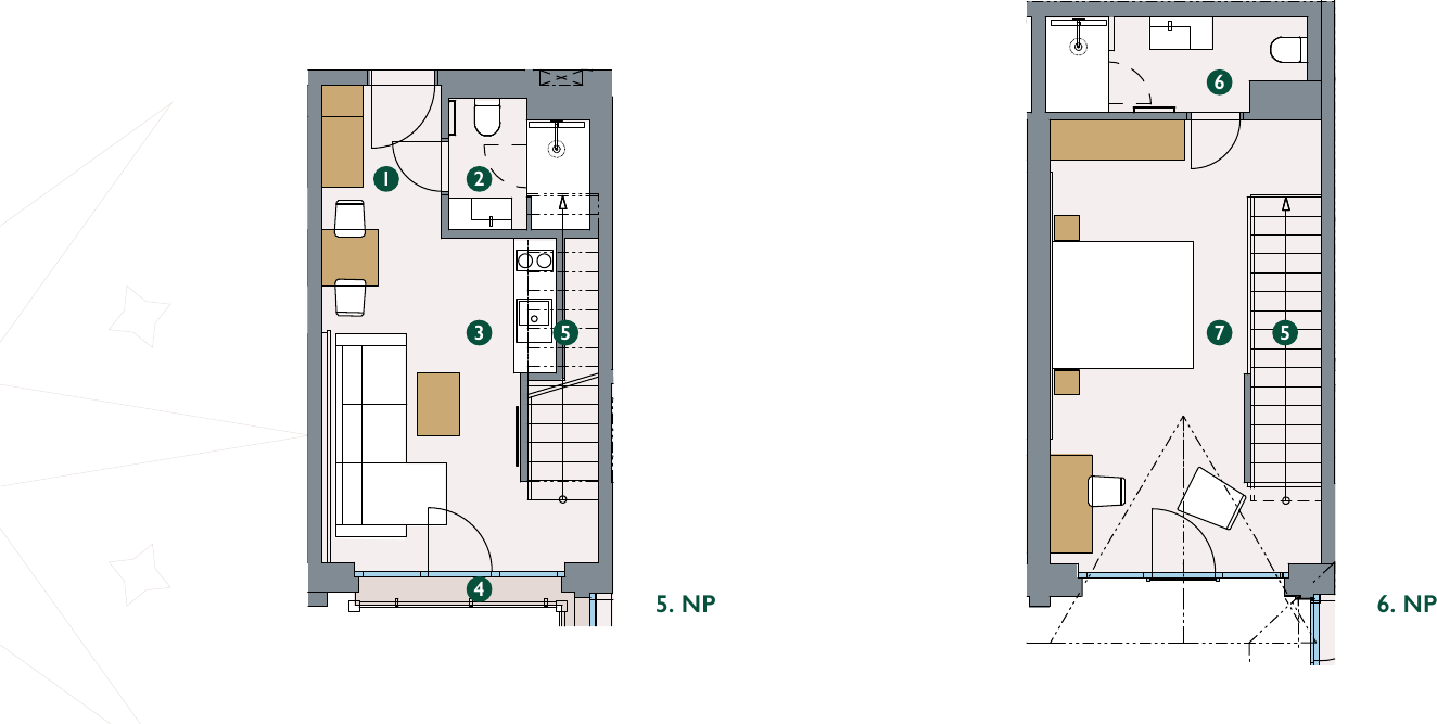 Rzut – Apartament 5.15