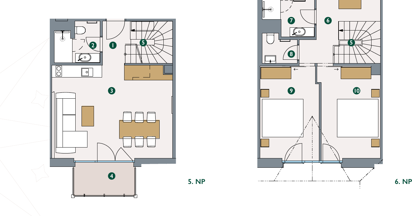 Rzut – Apartament 5.2