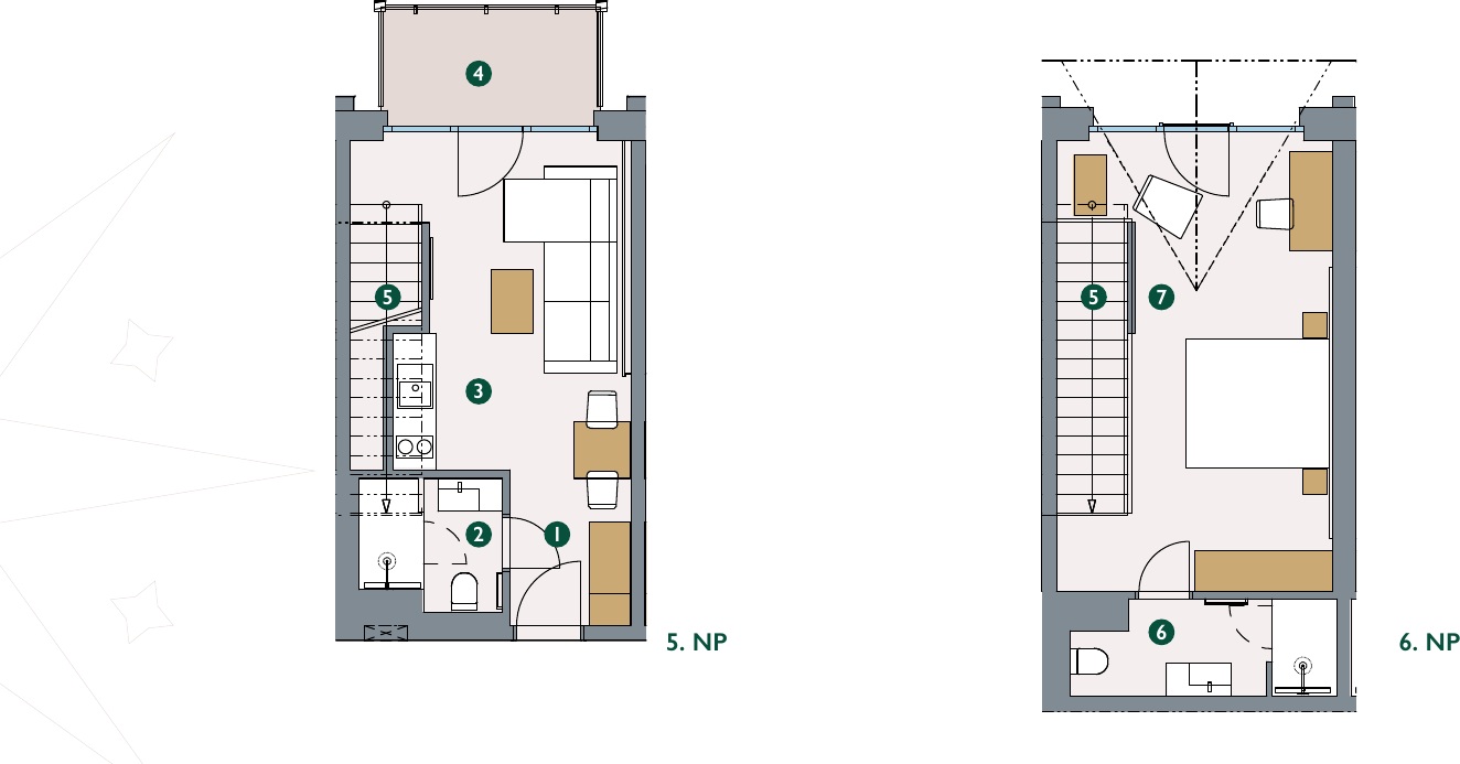 Pôdorys – Apartmán 5.27