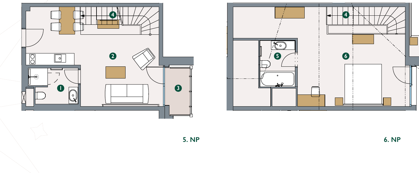 Pôdorys – Apartmán 5.34