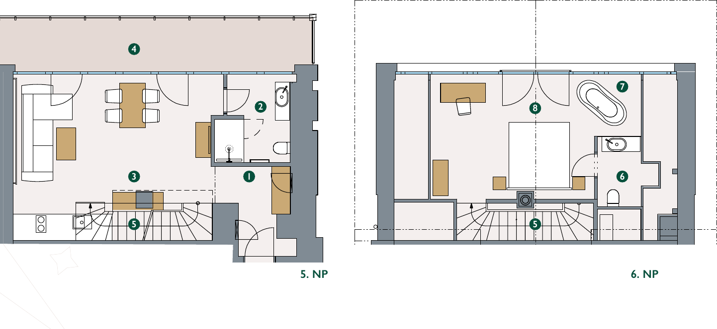 Floor plan – Suite 5.5