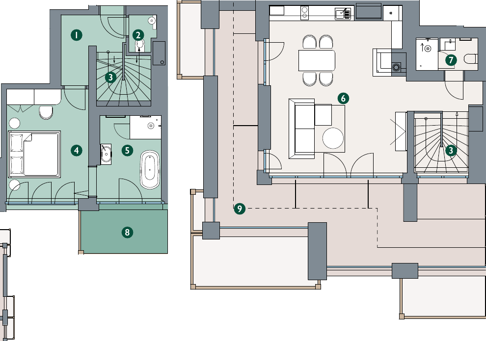 Floor plan – Suite A5.01